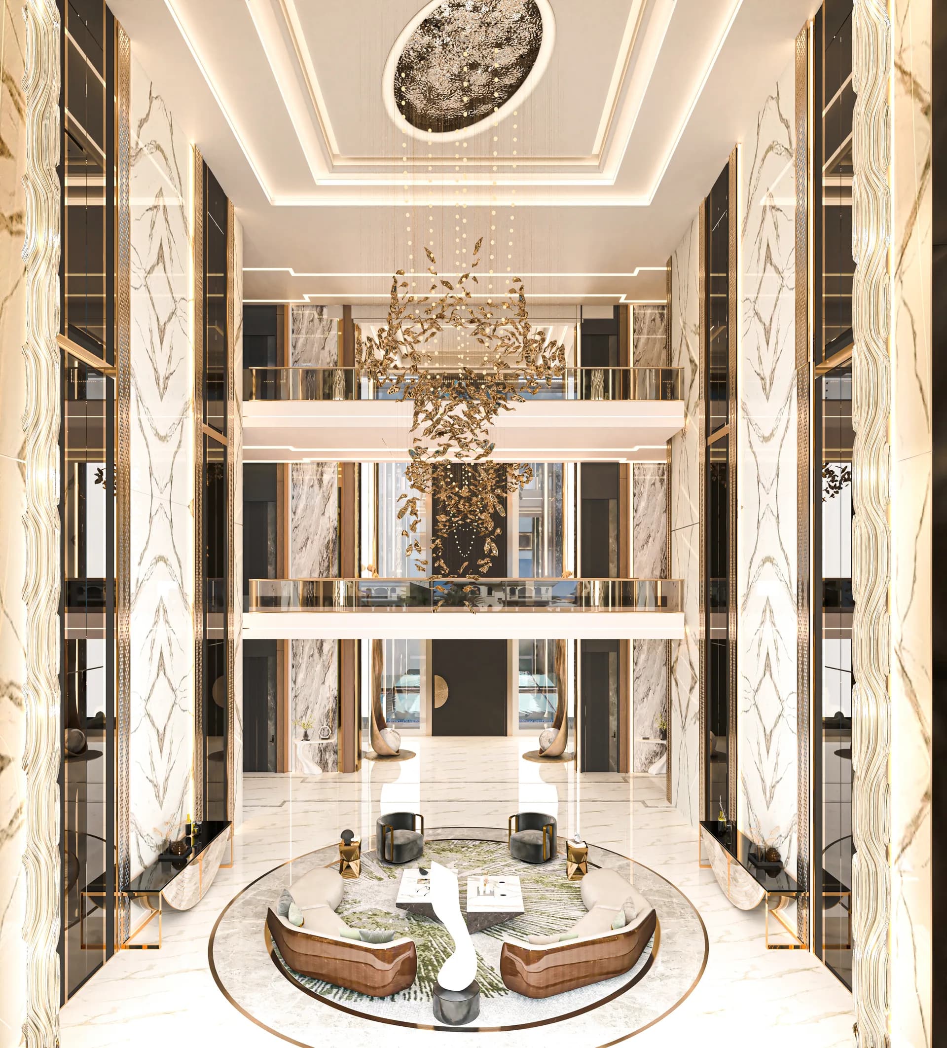 Palm Jumeirah interior by Rectangle Interiors — 2