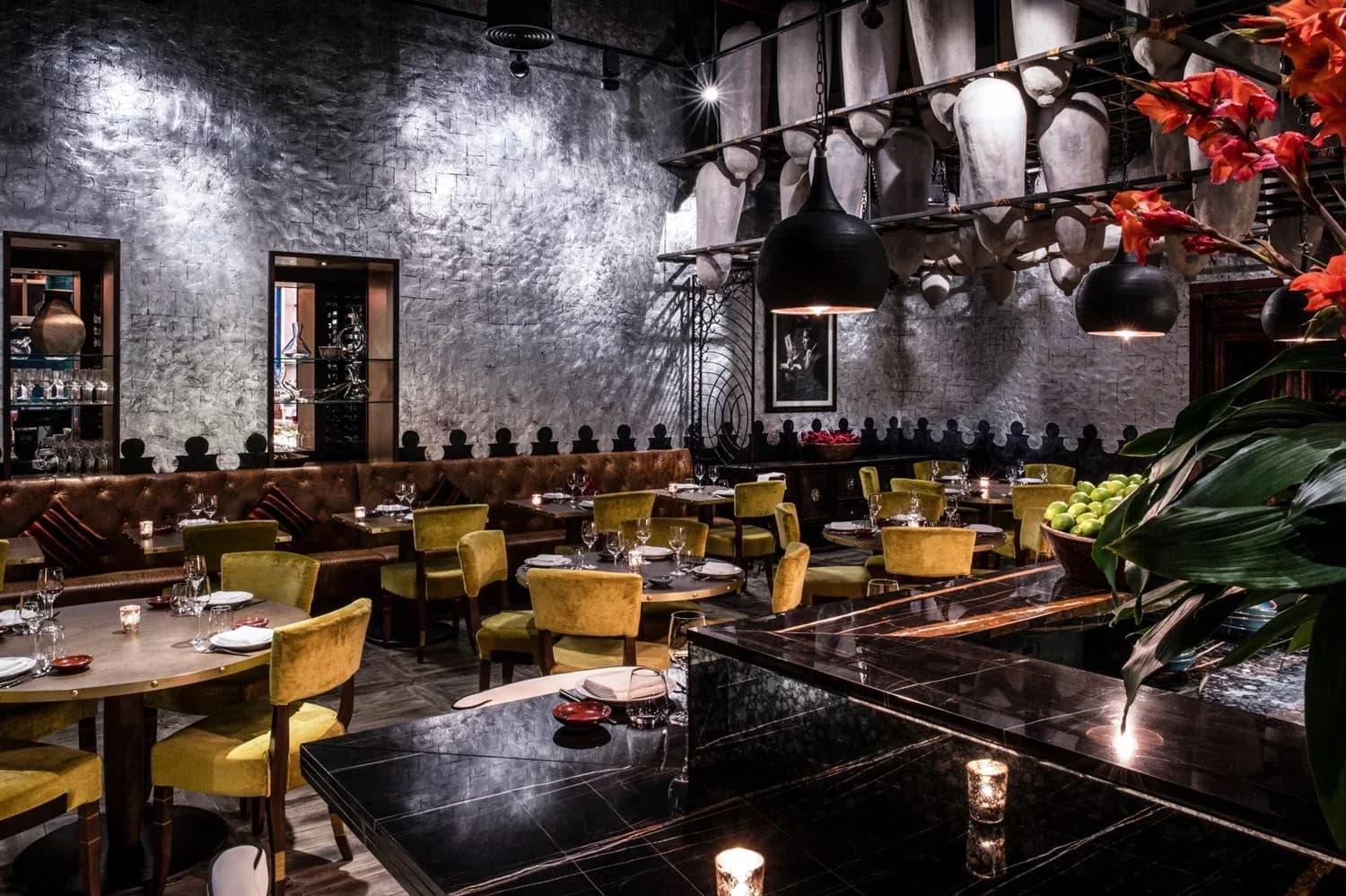 Coya — Restaurant interior design by Rectangle Interiors, Four Seasons Resort Jumeirah, Dubai