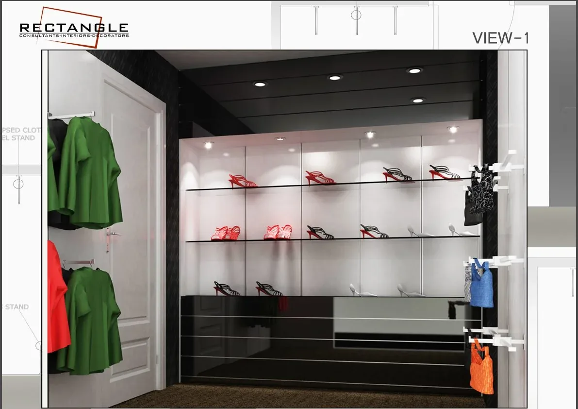 Manolo Blahnik — Retail interior design by Rectangle Interiors, Dubai Mall