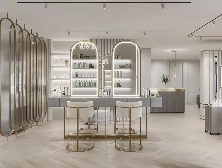 Prive 7 Salon — Salon & Spa interior by Rectangle Interiors, Al Wasl Road, Dubai