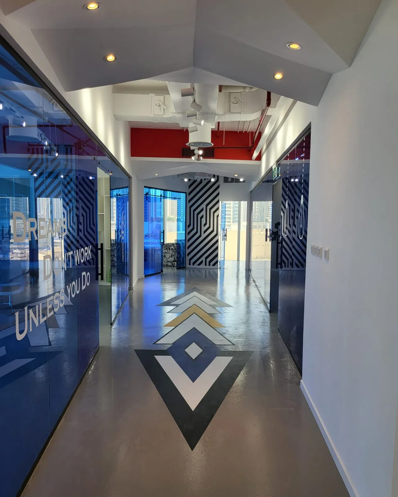 The Opus Tower by Zaha Hadid — Office interior design by Rectangle Interiors, Business Bay