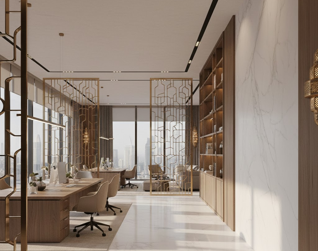 Modern Interior design in hall