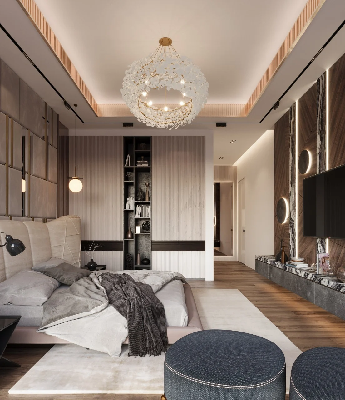 master bedroom interior design custom furniture