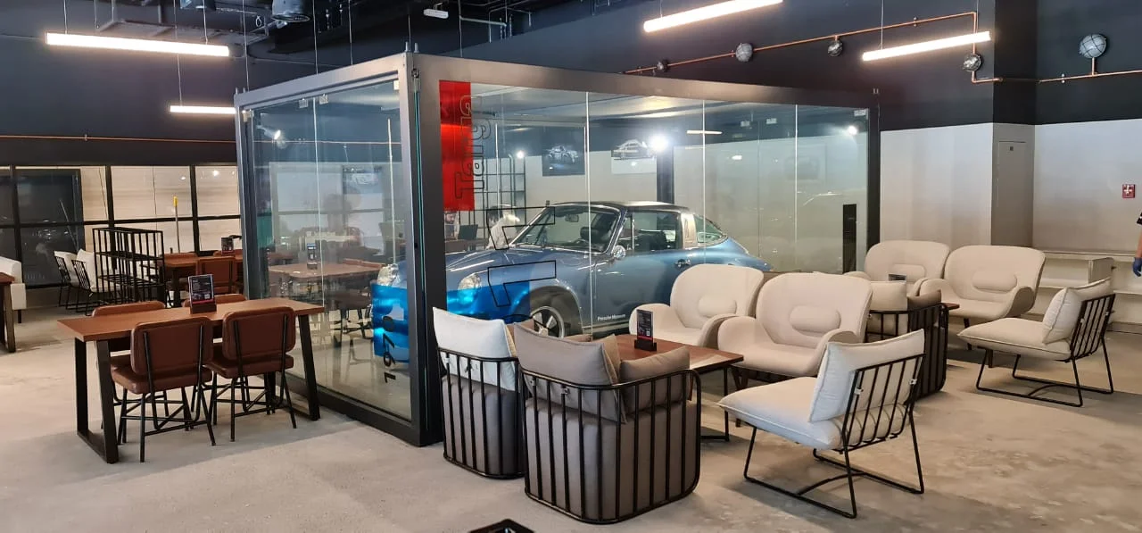 cozy coffee shop aesthetic interactive elements