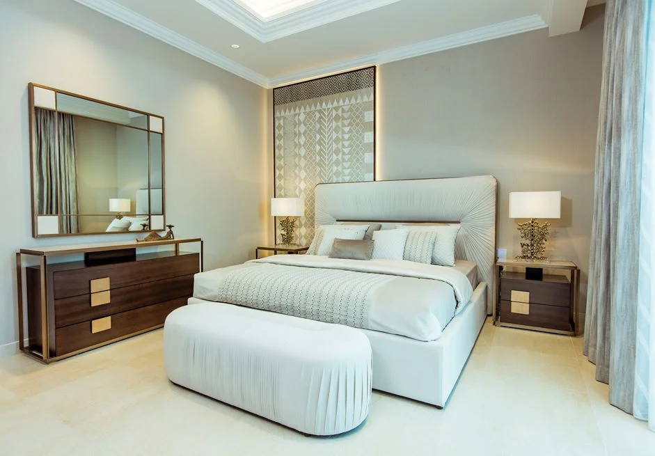 dubai luxury master bedroom interior design services