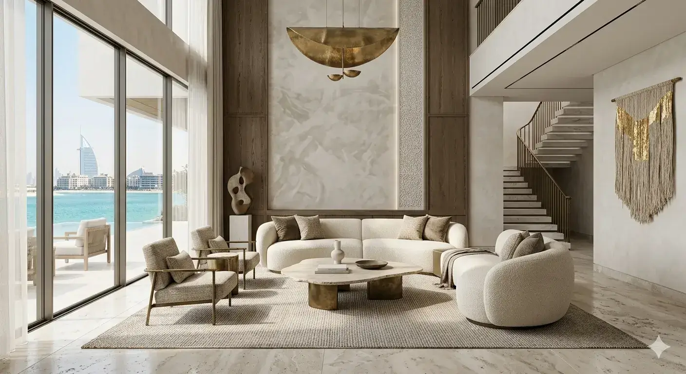 Luxury Villa Interior Design Dubai 2026: The Era of Textural Depth